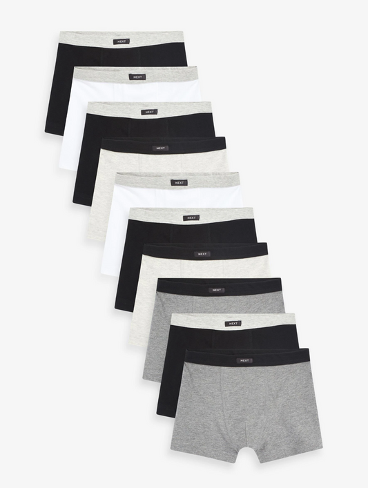 Next 10 Pack Soft Waistband Boxers
