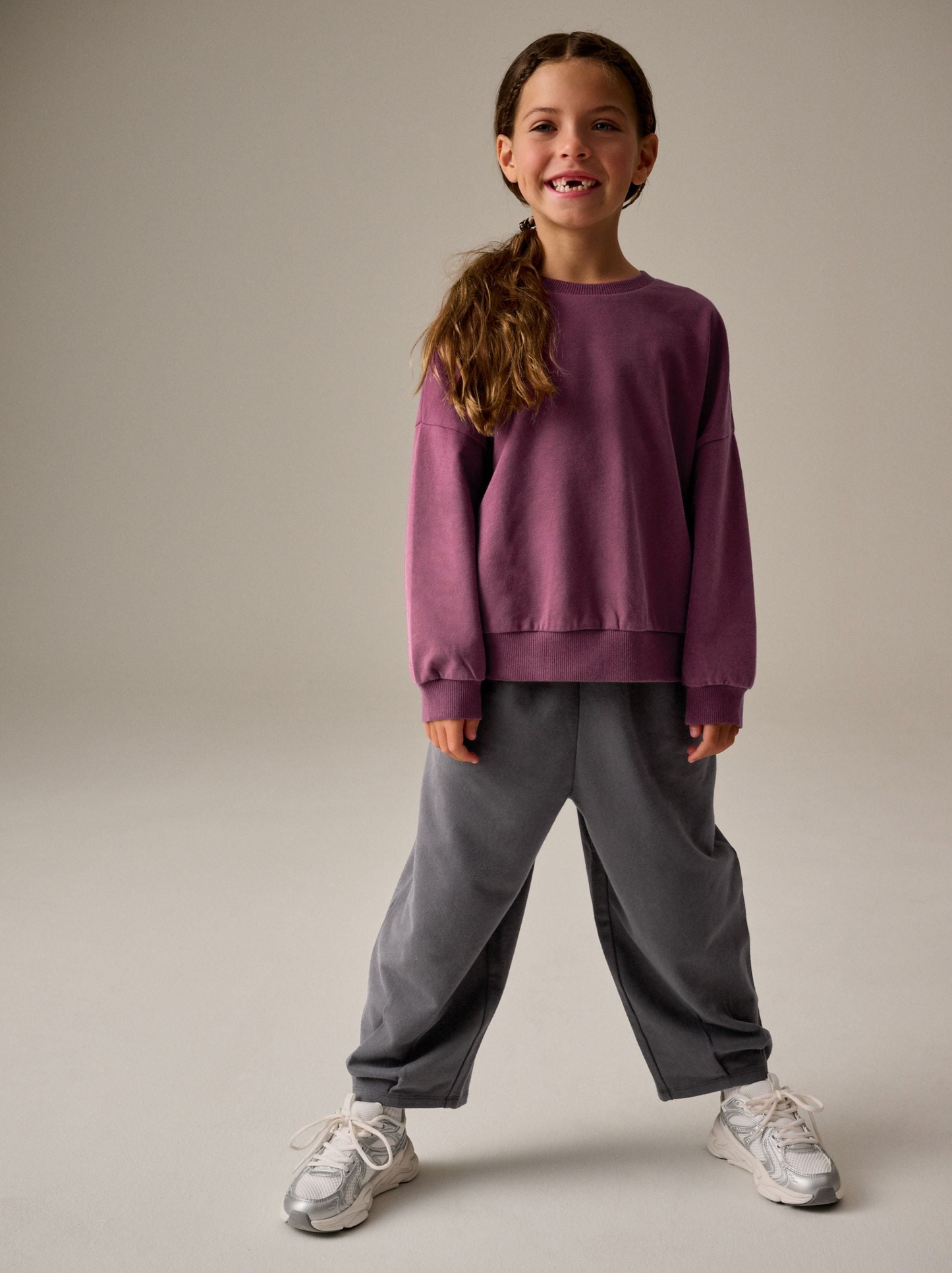 Next Oversized Cotton Sweat & Barrel Jogger Set