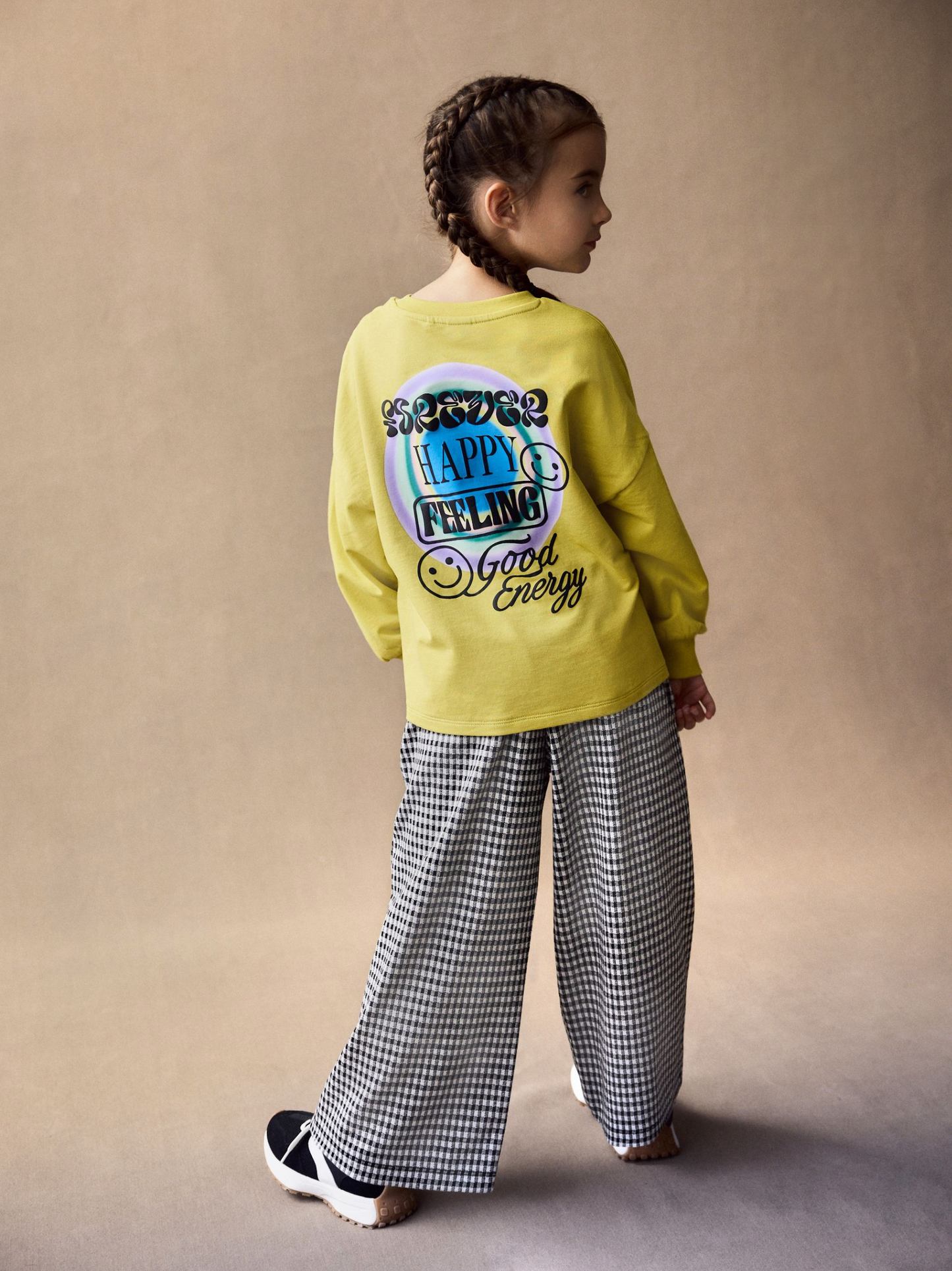 Next Long Sleeve Graphic Top & Wide Leg Pants Set