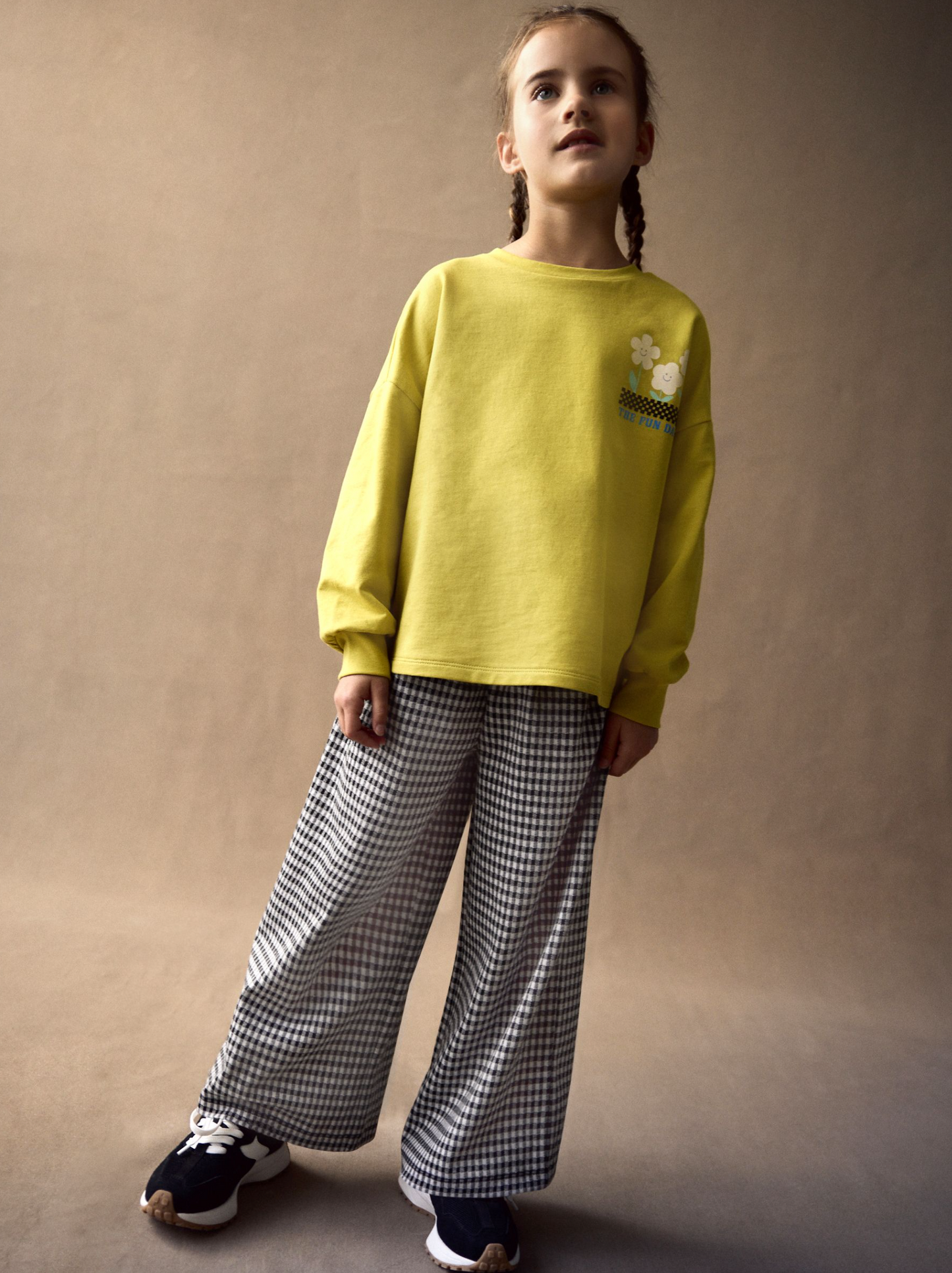 Next Long Sleeve Graphic Top & Wide Leg Pants Set