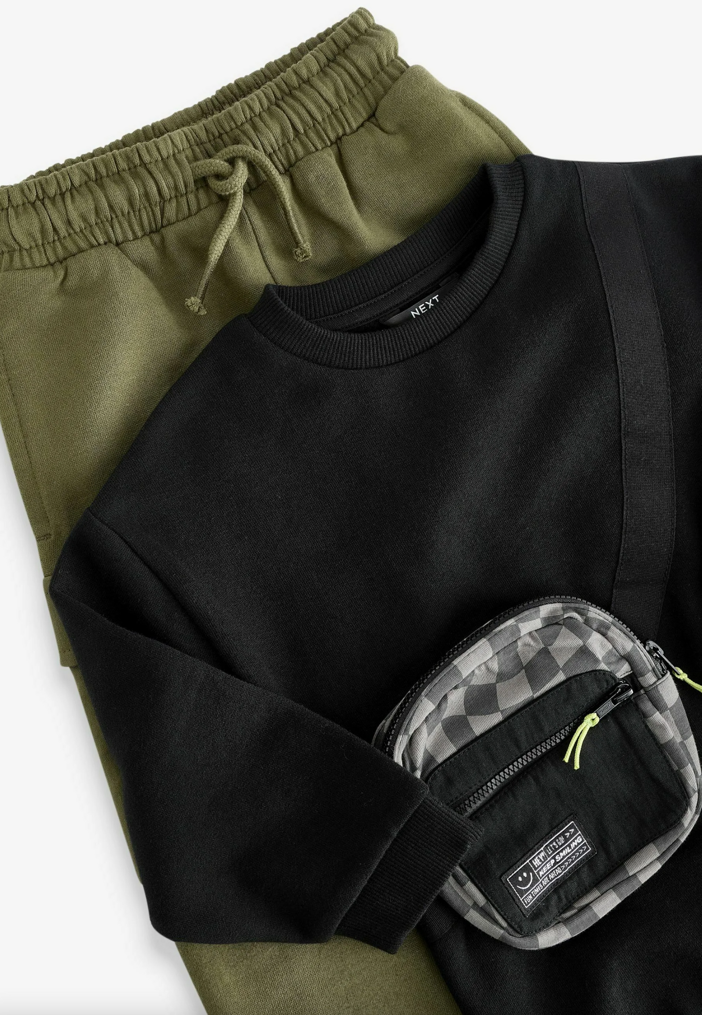 Next Utility Crew Neck Sweatshirt & Jogger Set