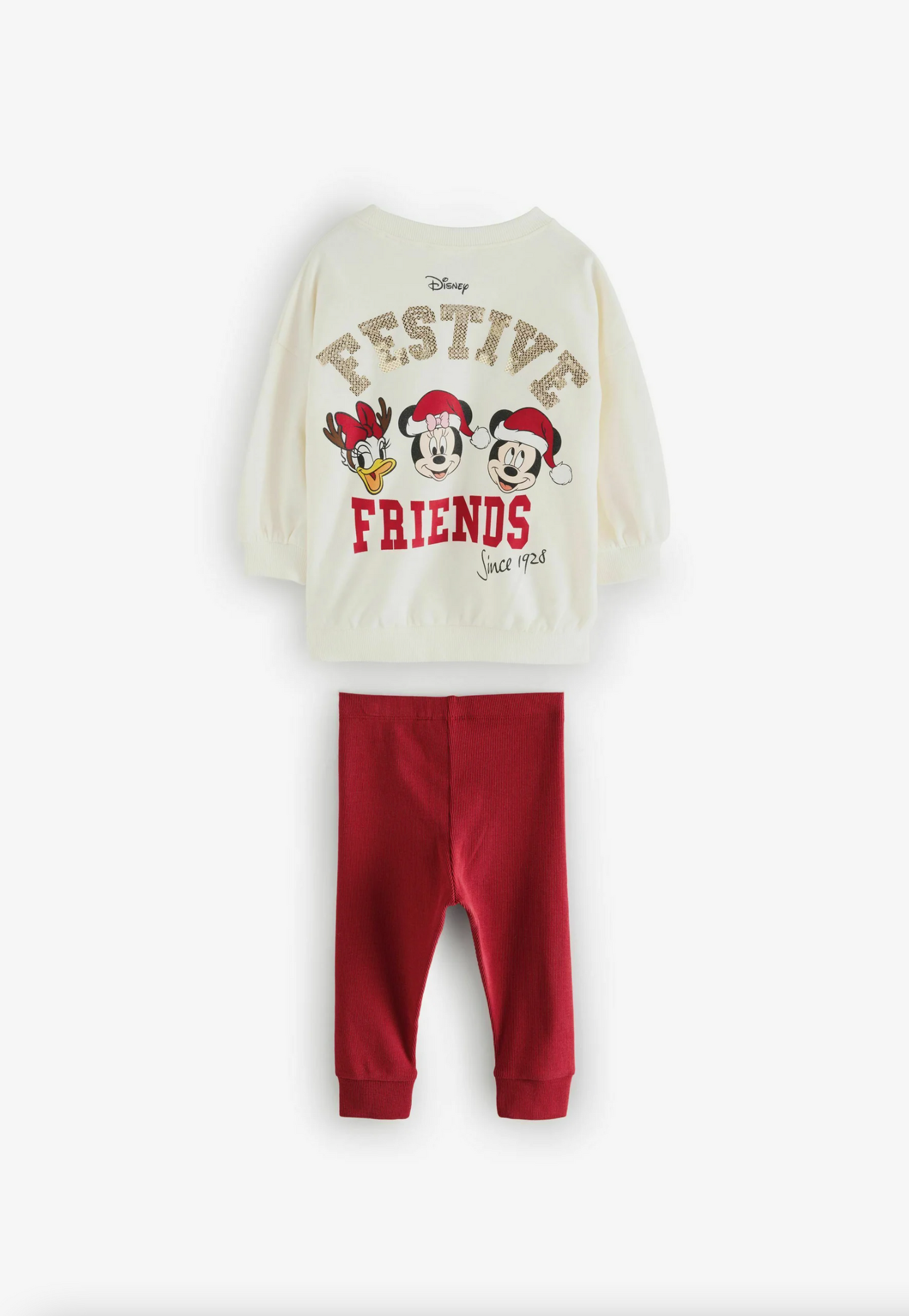 Next Minnie Mouse Festive Top & Legging Set