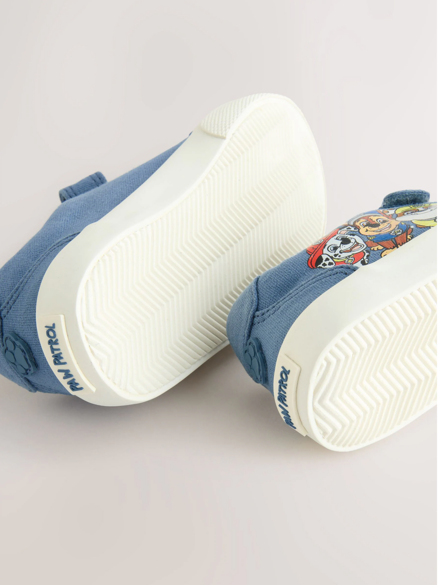 Next Blue Wide Fit Paw Patrol Elastic Lace Trainers