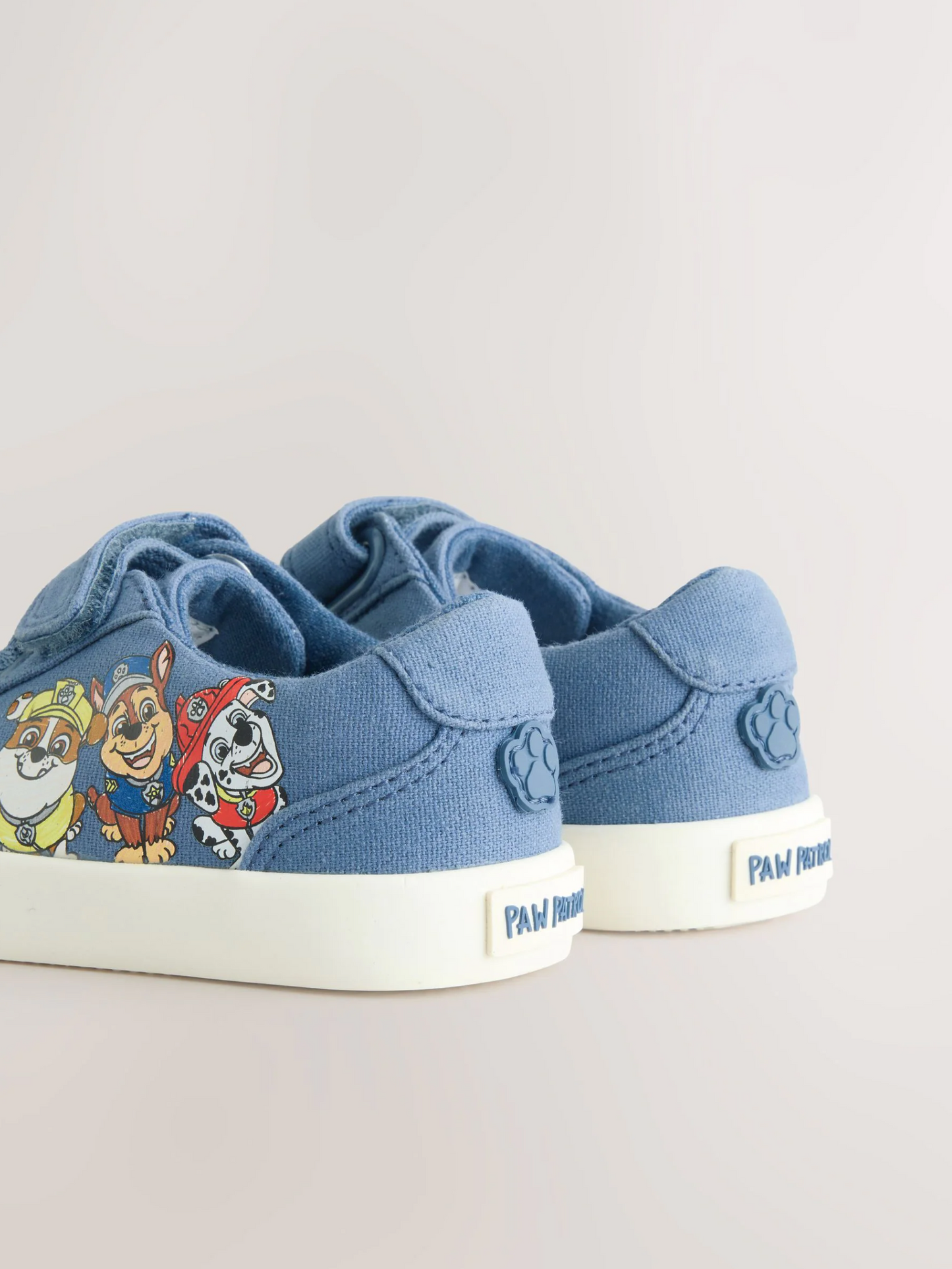 Next Blue Wide Fit Paw Patrol Elastic Lace Trainers