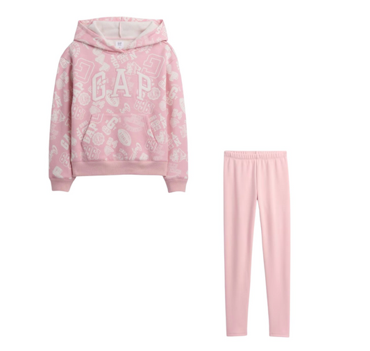 Gap Logo Hoodie & Cozy Lined Leggings set