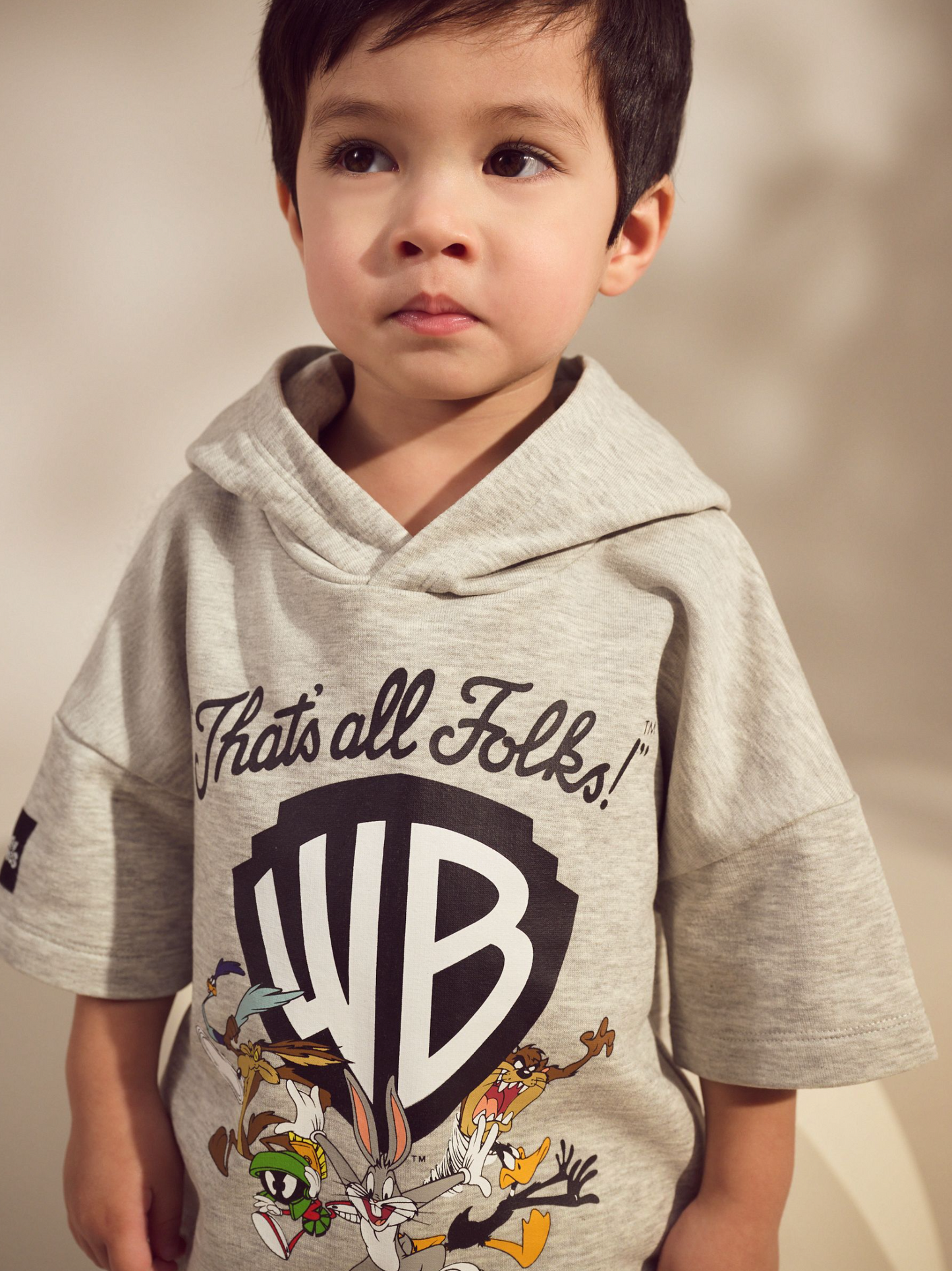 Next Looney Toons Short Sleeve Hoodie & Shorts Set