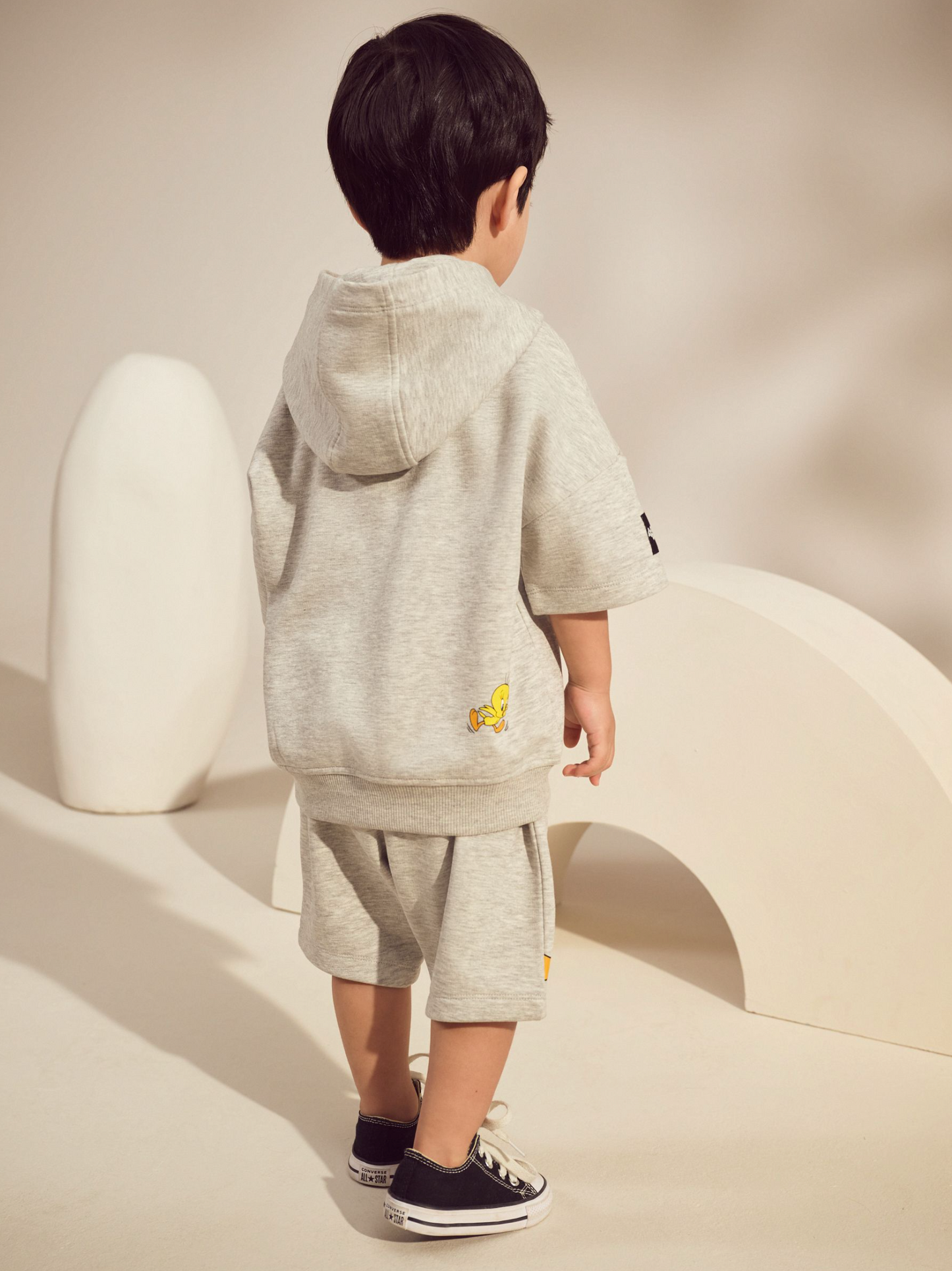 Next Looney Toons Short Sleeve Hoodie & Shorts Set
