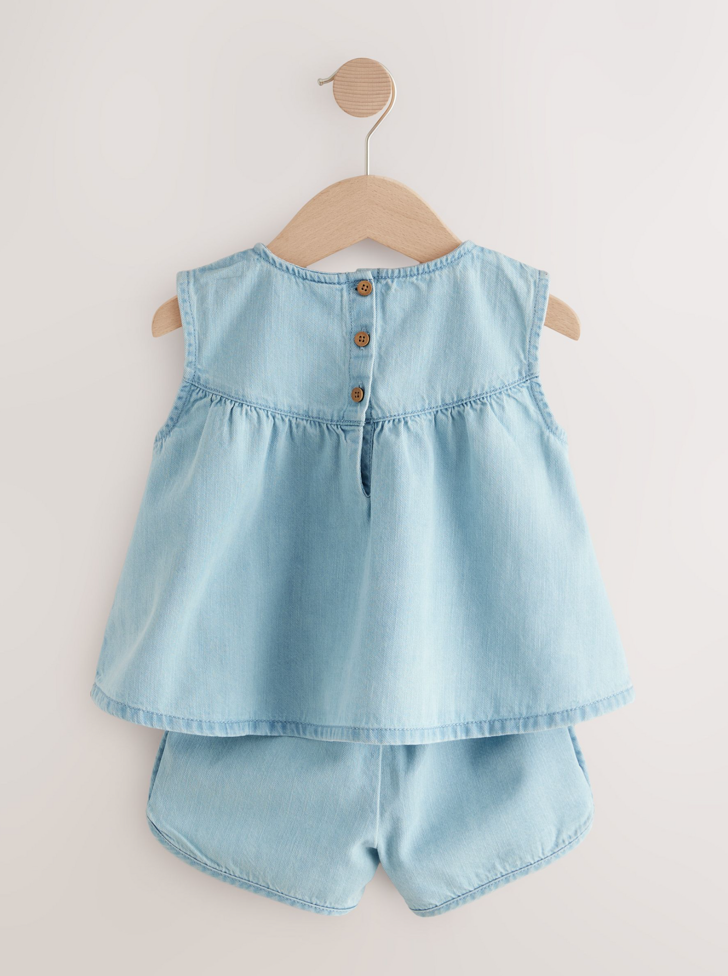 Next Denim Blouse & Shorts Co-Ord SetShort Set