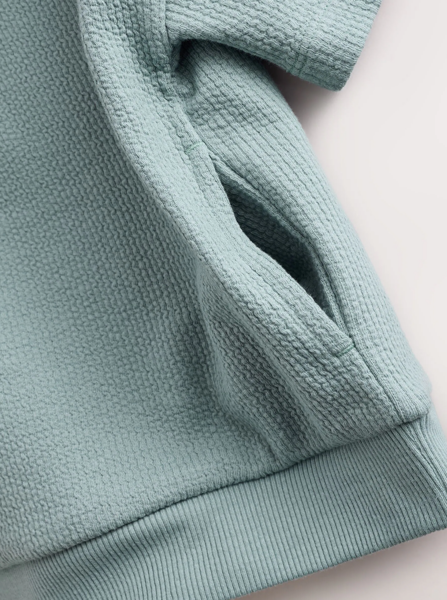 Next Textured Short Sleeve Hoodie & Shorts Set