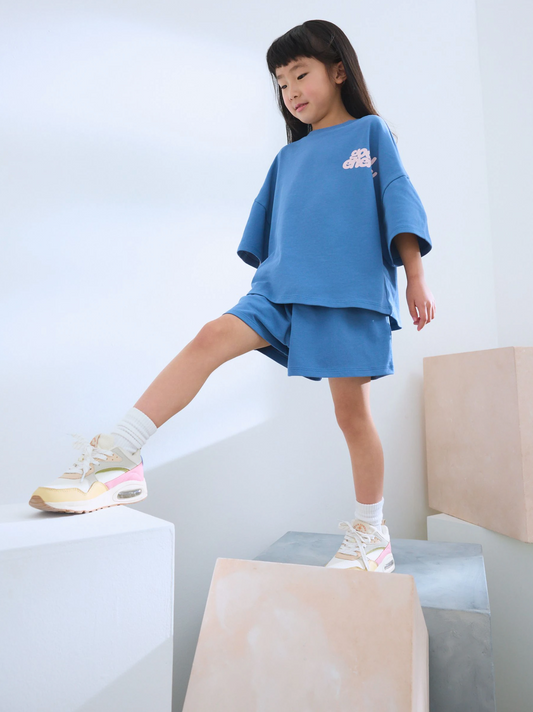 Next Slogan T-Shirt & Shorts Set
