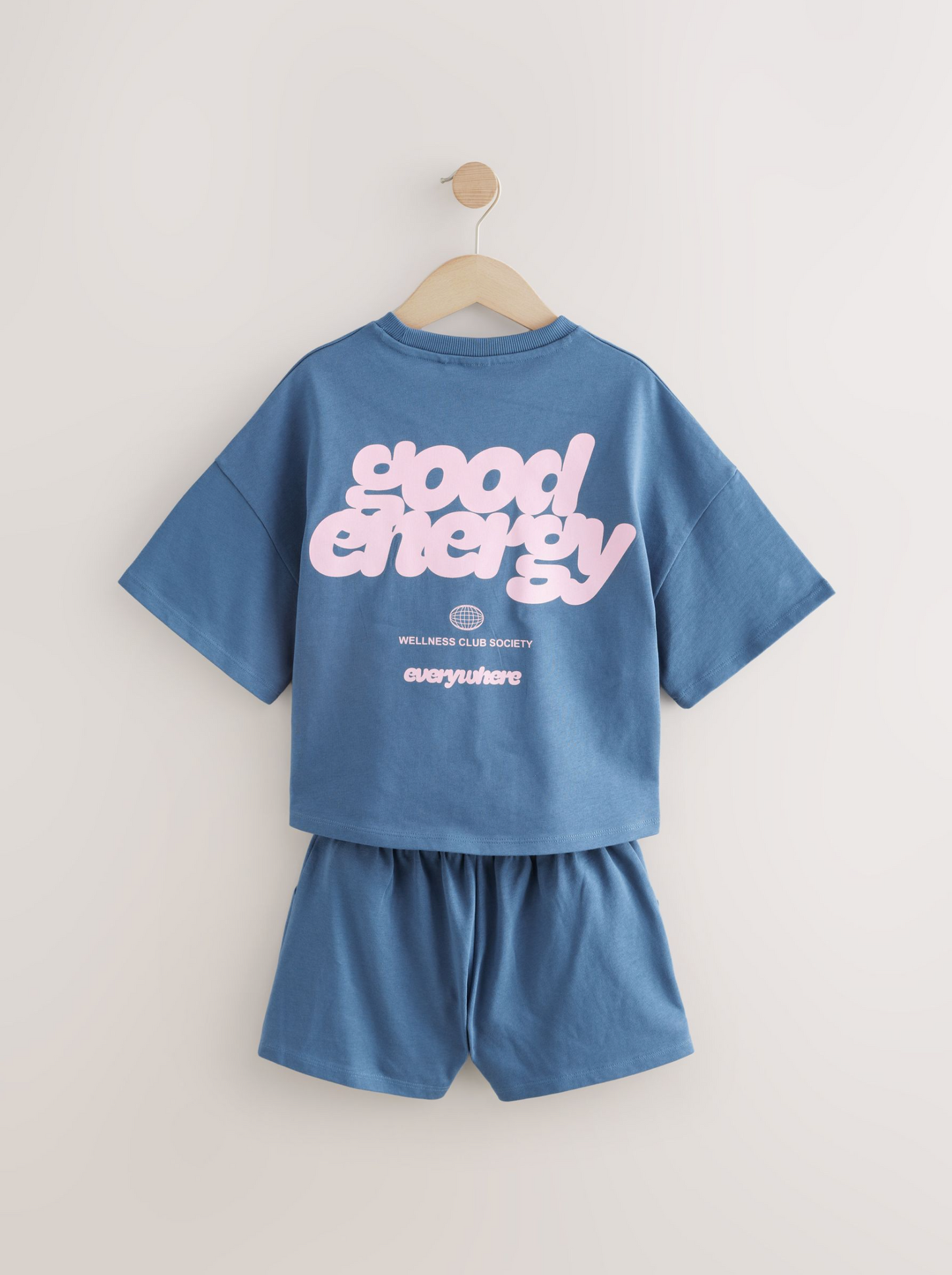 Next Slogan T-Shirt & Shorts Set
