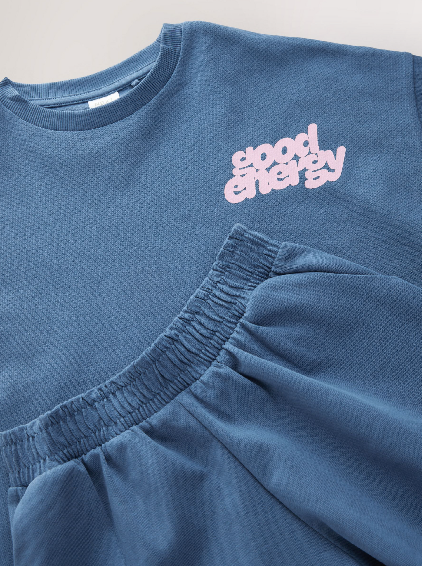 Next Slogan T-Shirt & Shorts Set