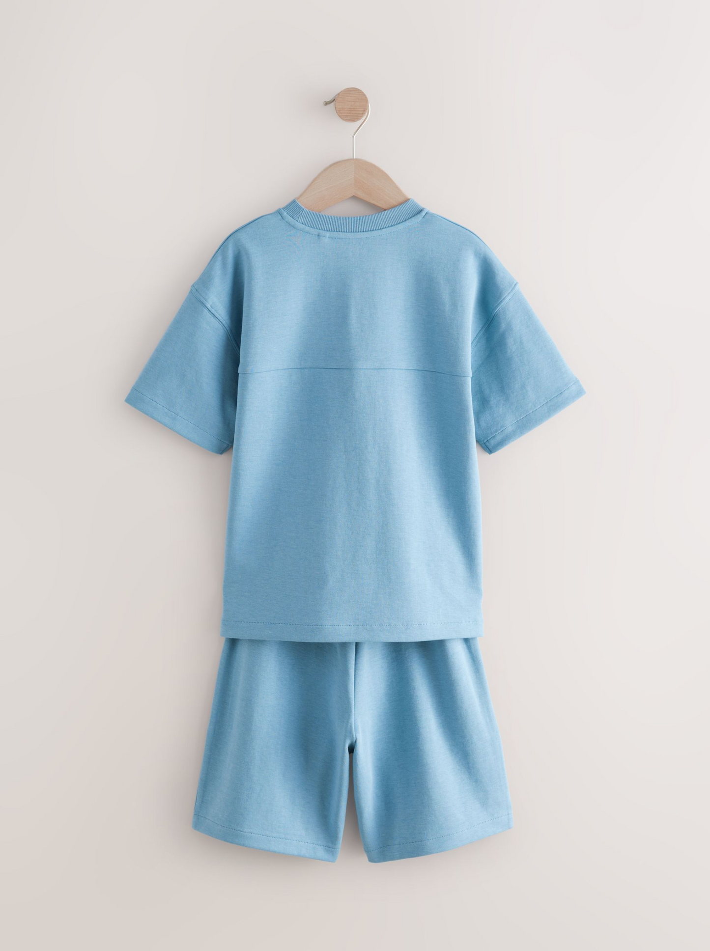 Next Oversized Blue Heavyweight Short Set