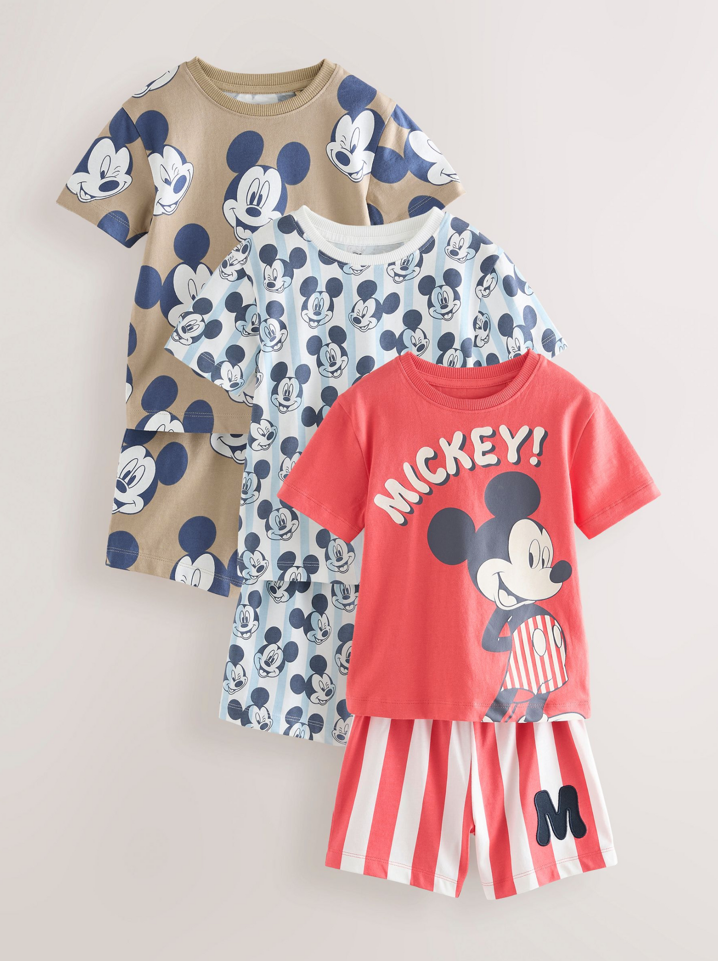 Next Pack of 3 Mickey Short Pyjamas