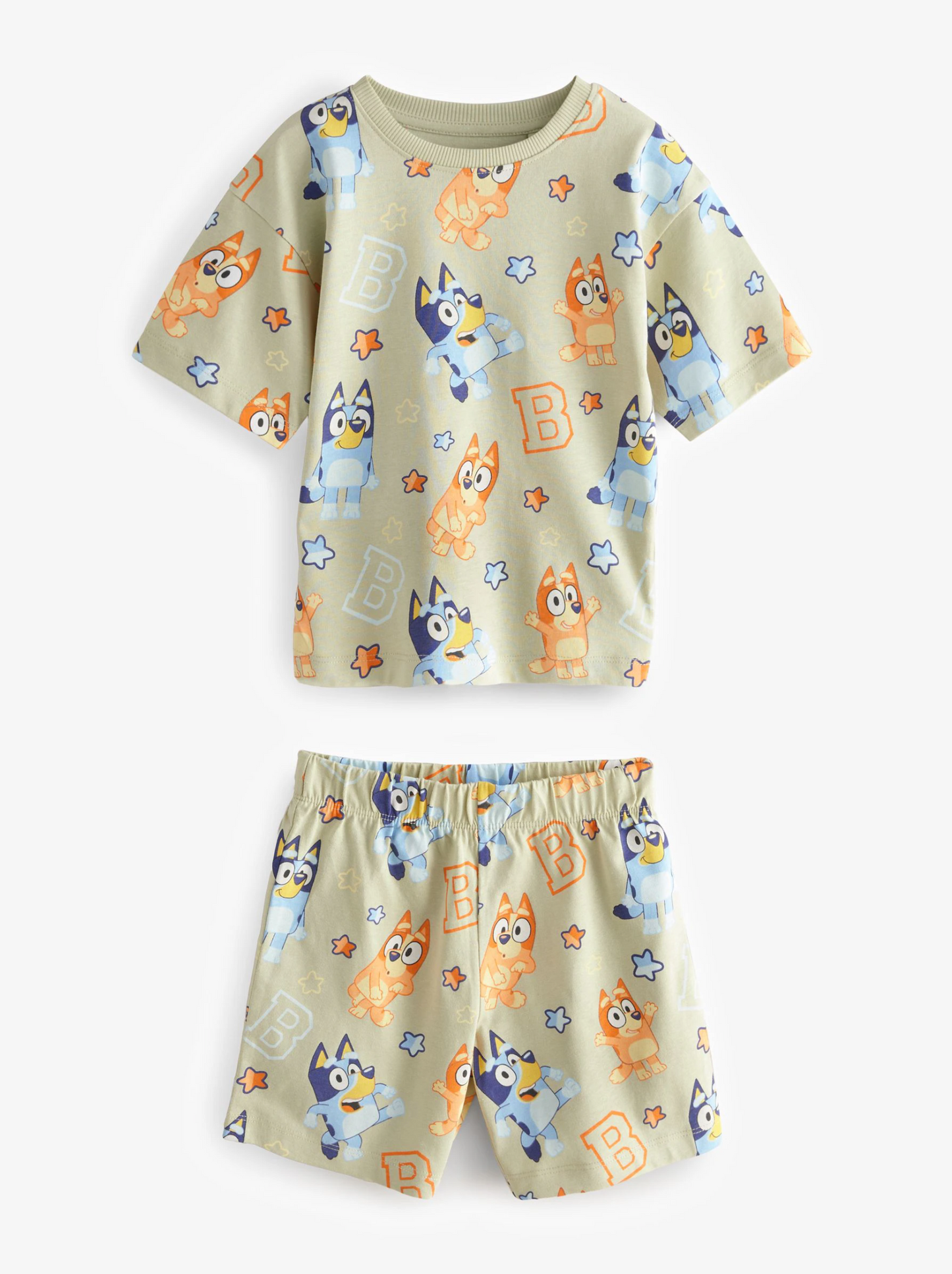 Next Pack of 3 Bluey Short Pyjamas