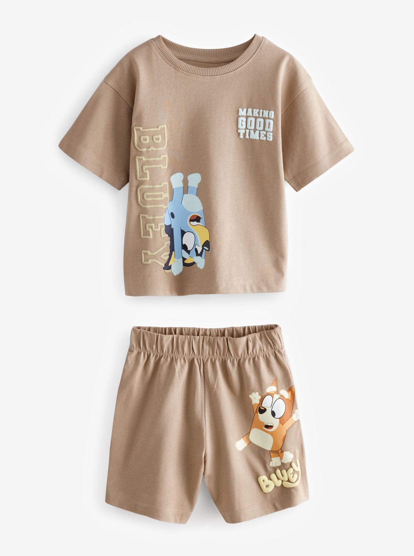 Next Pack of 3 Bluey Short Pyjamas