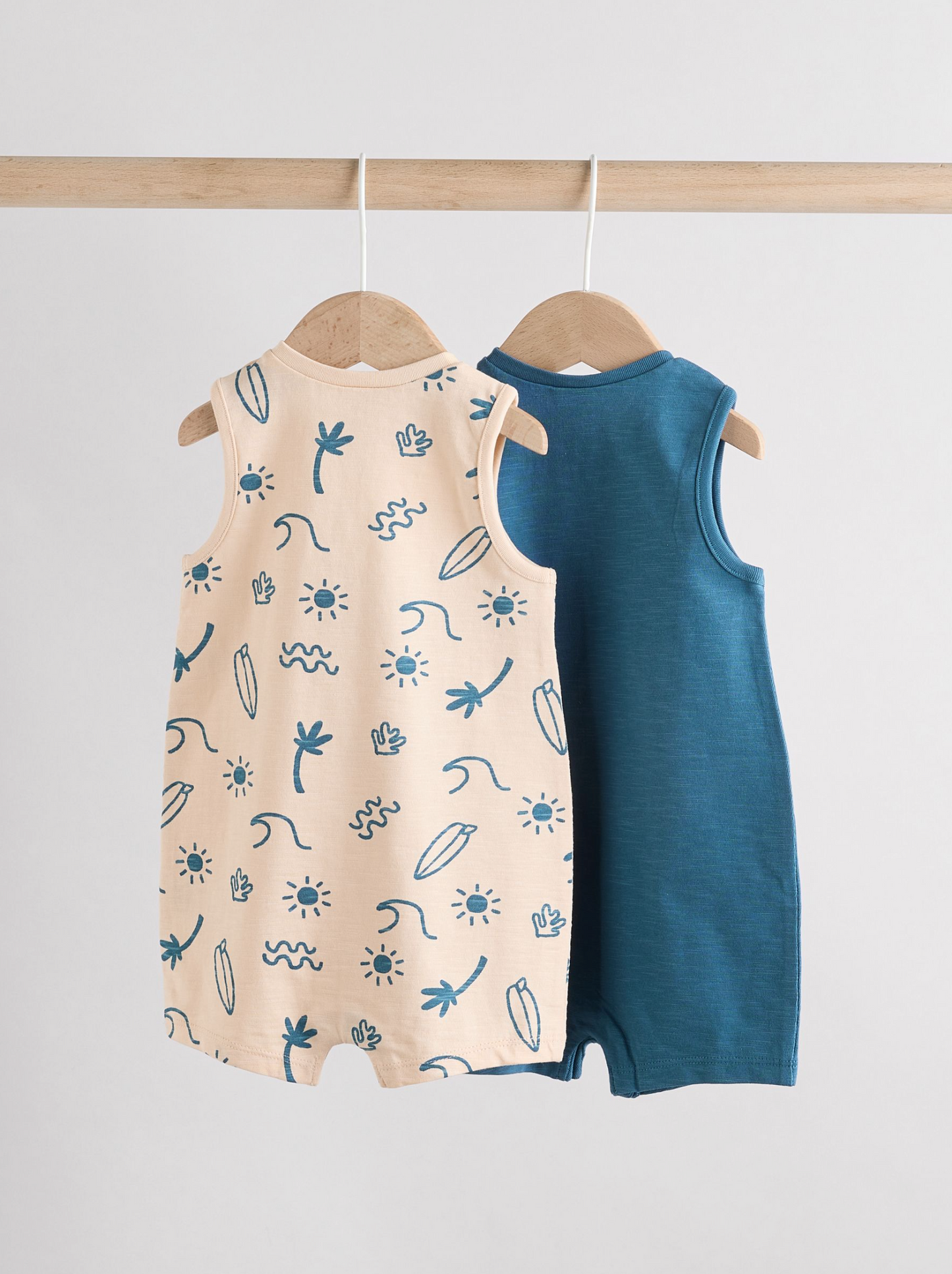 Next Pack of 2 Sleeveless Rompers