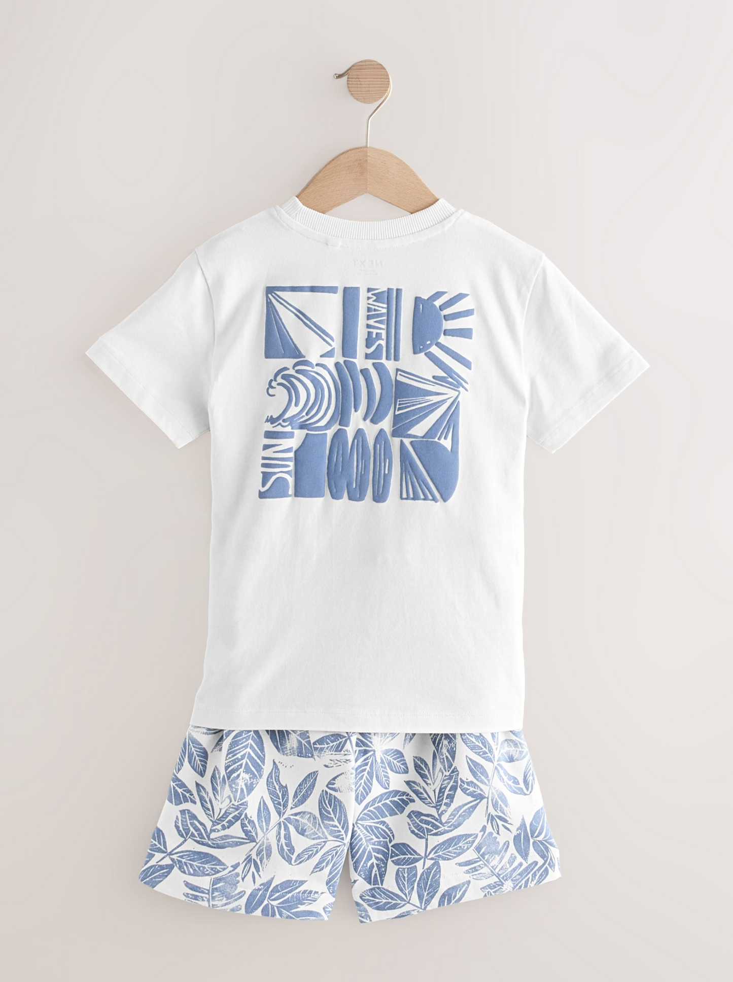 Next Relaxed Fit Short Sleeve T-Shirt & Shorts Set