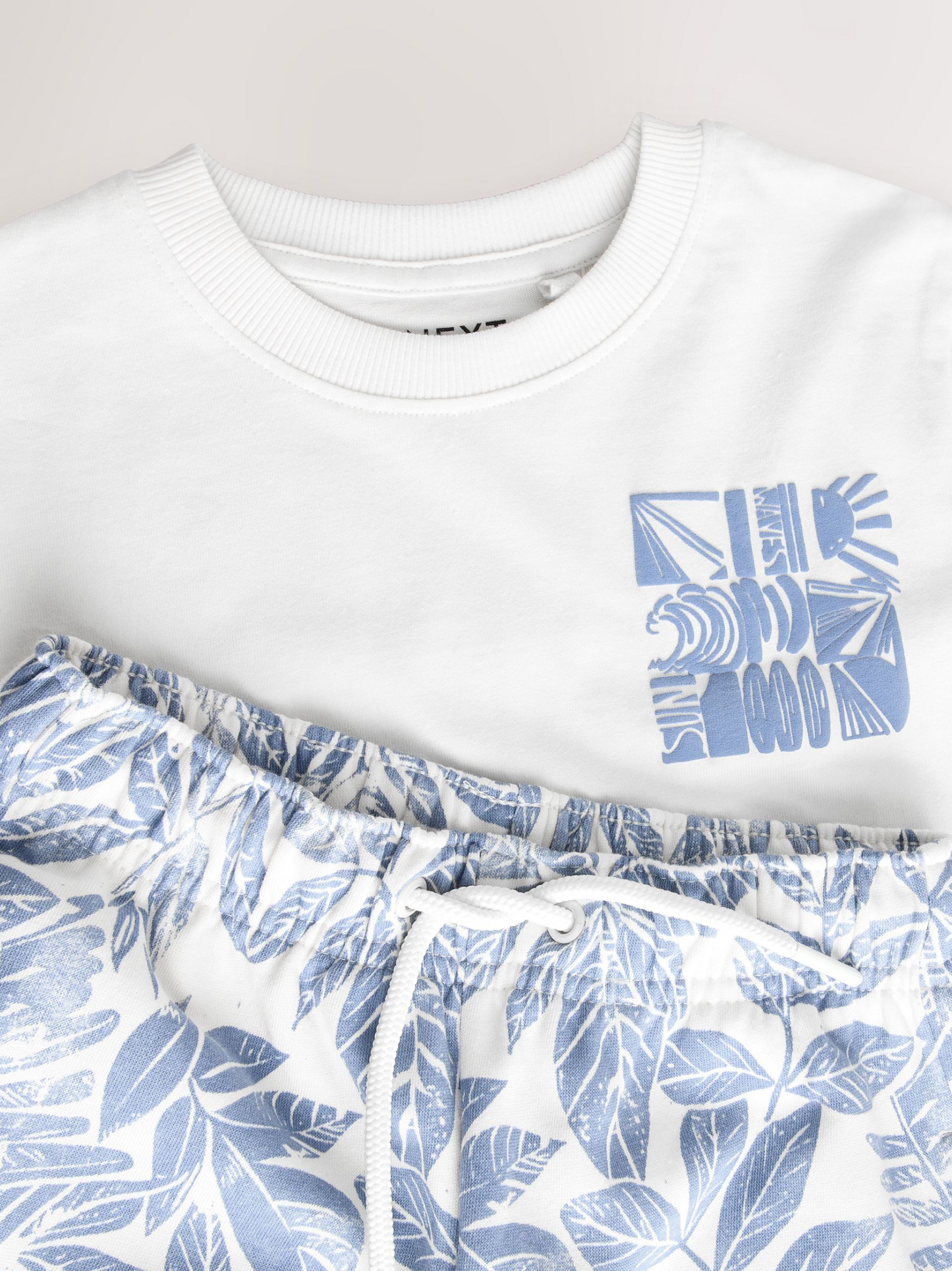 Next Relaxed Fit Short Sleeve T-Shirt & Shorts Set