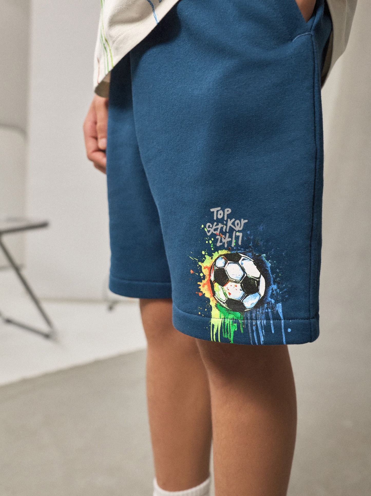 Next Football Graphic T-Shirt & Shorts Set