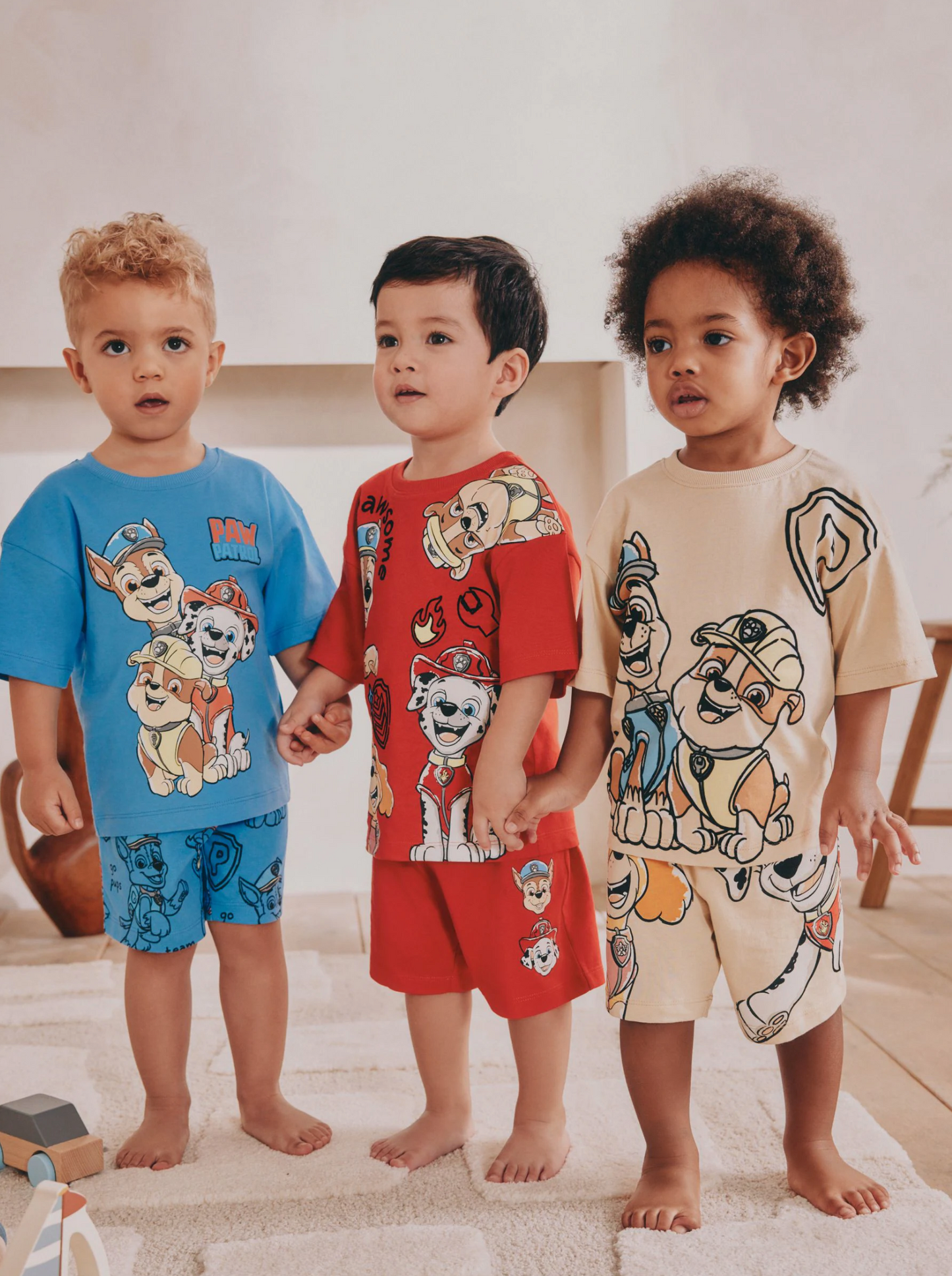 Next Pack of 3 Paw Patrol Short Pyjamas