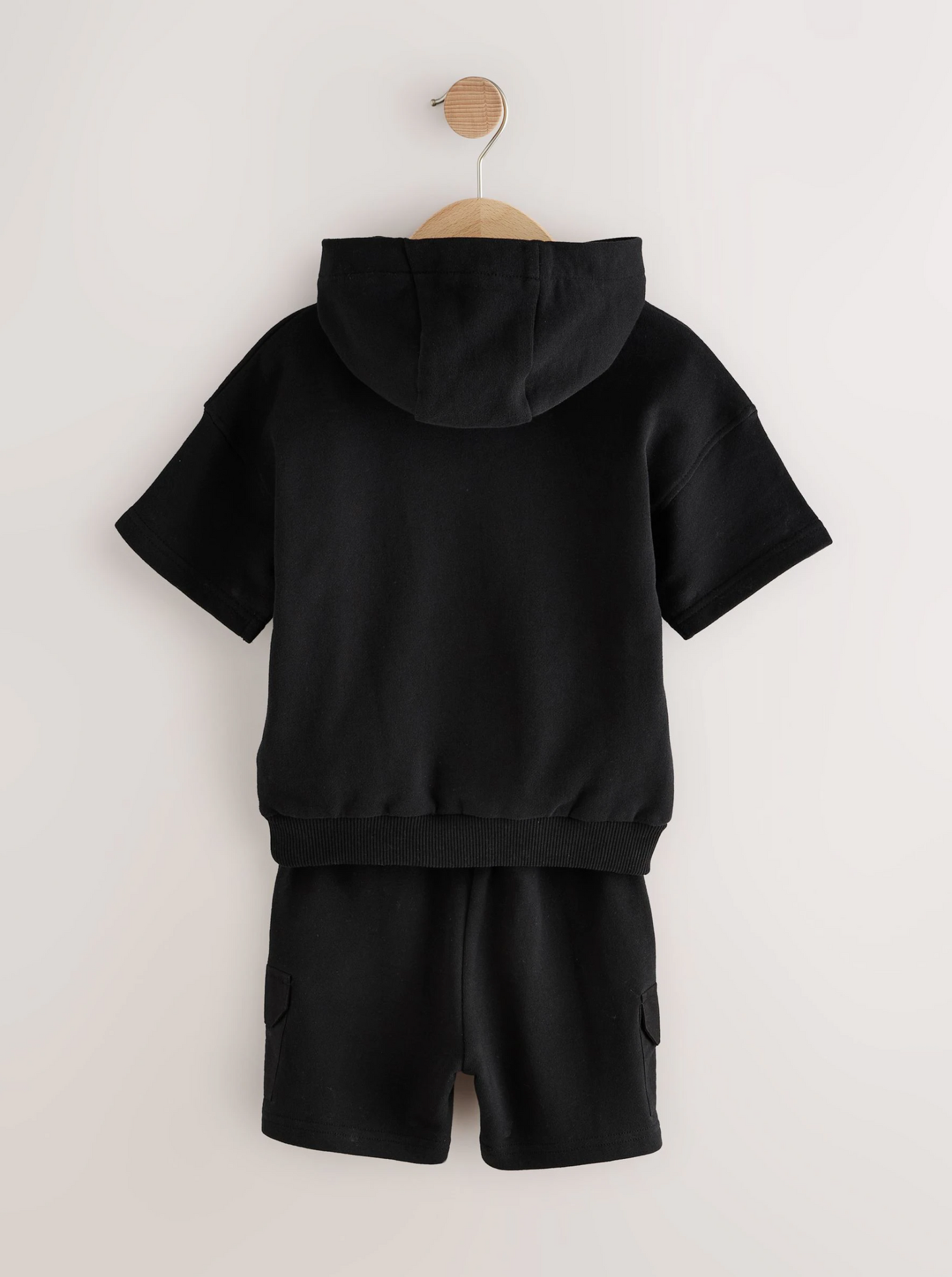 Next Utility Cotton Hoodie & Shorts Set