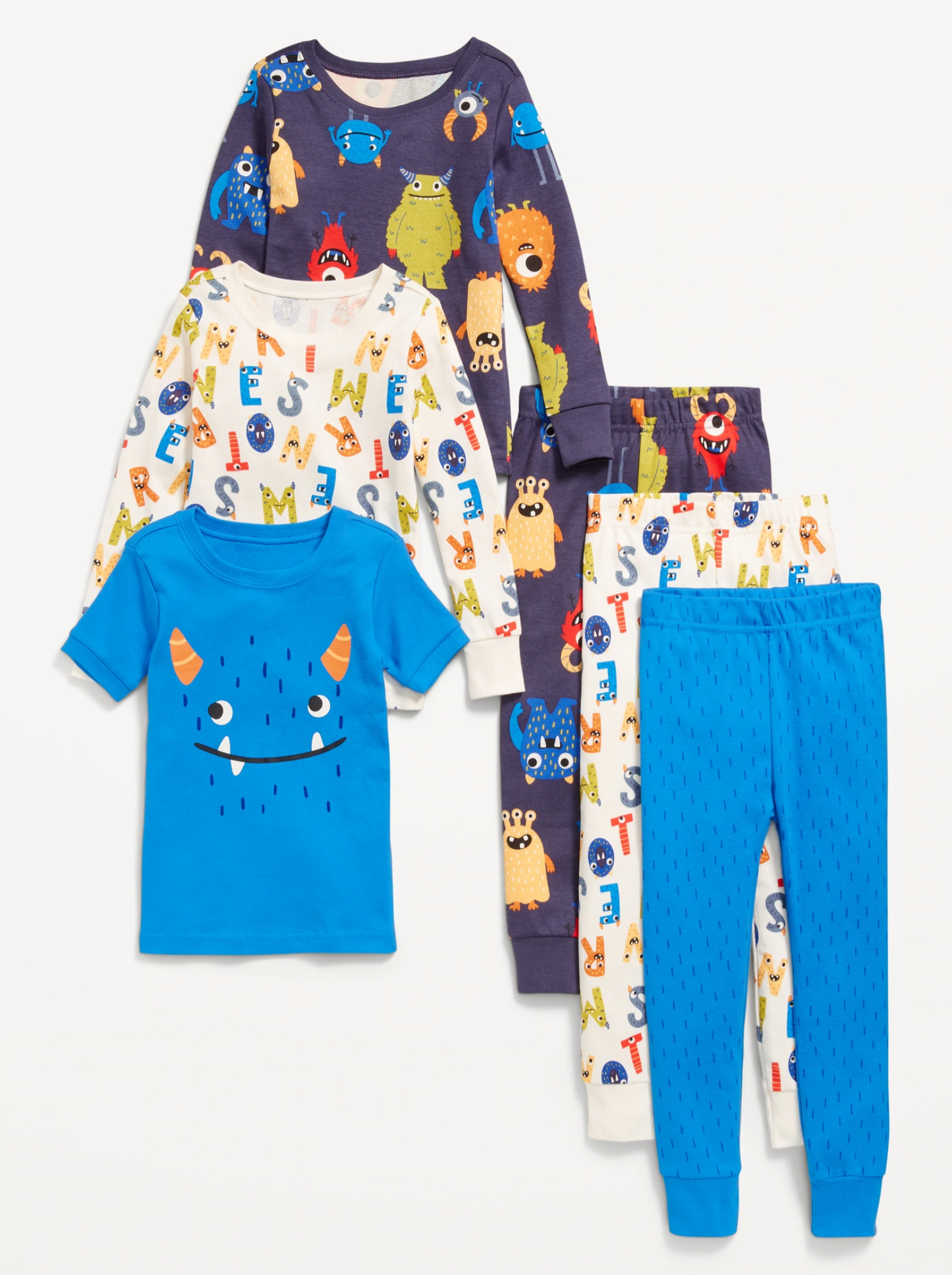 Old Navy 6-Piece Snug Fit Pyjamas
